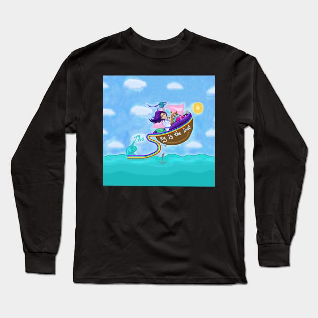 The Sky is the Limit Long Sleeve T-Shirt by Art by Deborah Camp